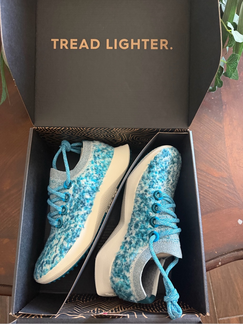allbirds Blue Knit Women's Sneakers
